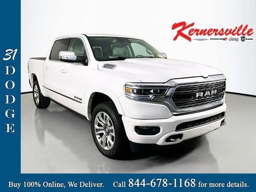 Ivory White Tri-Coat Pearlcoat 2024 RAM 1500 Limited