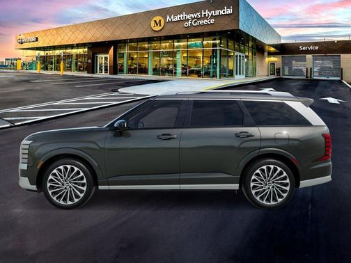 Titan Charcoal Pearl 2026 Hyundai Palisade Hybrid Calligraphy
