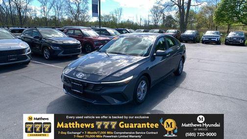 Ecotronic Gray 2025 Hyundai ELANTRA SE
