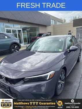 Lunar Silver Metallic 2024 Honda Civic EX-L