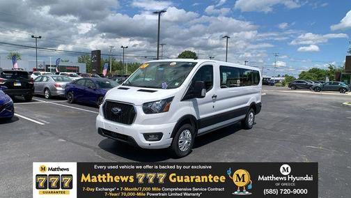 Oxford White 2024 Ford Transit-350 XLT
