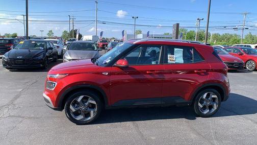 Ultimate Red 2025 Hyundai VENUE Limited