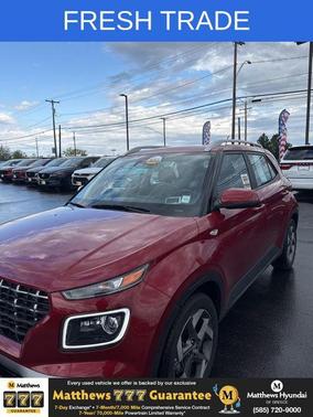 Ultimate Red 2025 Hyundai VENUE Limited