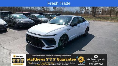 Serenity White 2024 Hyundai SONATA N Line