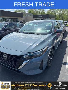 Atlantic Gray Metallic 2024 Nissan Sentra SV