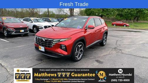 Calypso Red 2023 Hyundai TUCSON Limited