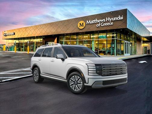 Creamy White Pearl 2026 Hyundai Palisade Hybrid SEL Premium 7P