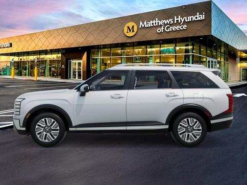 Creamy White Pearl 2026 Hyundai Palisade Hybrid SEL Premium 7P
