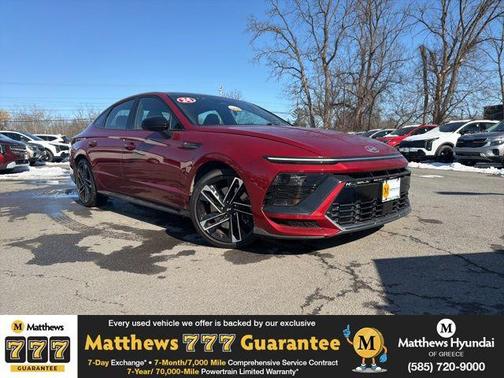 Ultimate red 2024 Hyundai SONATA N Line