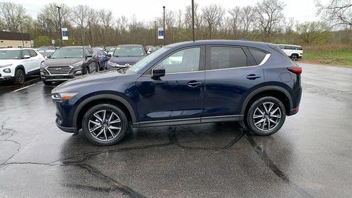 Deep Crystal Blue Mica 2017 Mazda CX-5 Grand Select