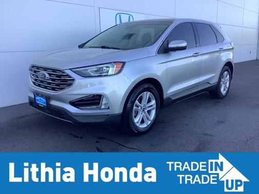 Ingot Silver Metallic 2019 Ford Edge SEL