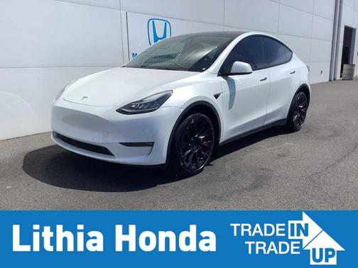 White 2022 Tesla Model Y Long Range