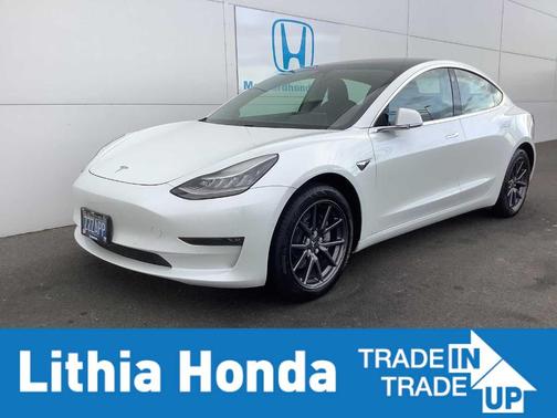 White 2018 Tesla Model 3 Mid Range