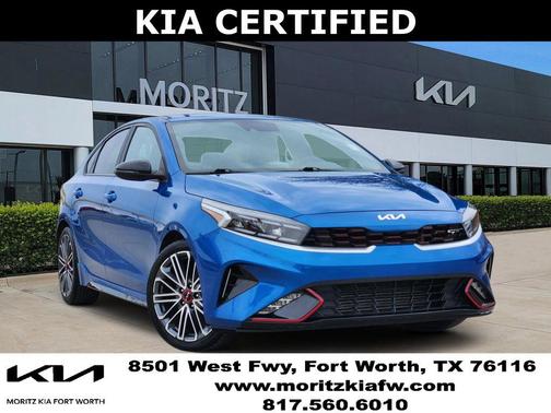Blue 2022 Kia Forte GT