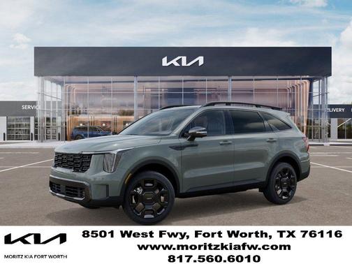 Green 2026 Kia Sorento Hybrid X-LINE SX PRESTIGE