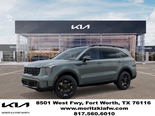 Green 2026 Kia Sorento Hybrid X-LINE SX PRESTIGE