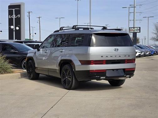 Shimmering Silver Metallic 2025 Hyundai SANTA FE HEV Calligraphy