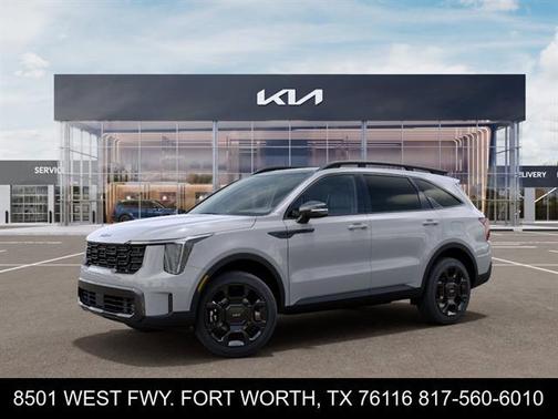 Gray 2026 Kia Sorento X-Line EX
