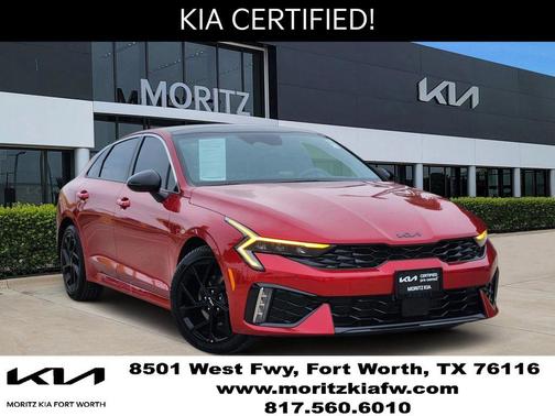 Red 2025 Kia K5 GT-Line