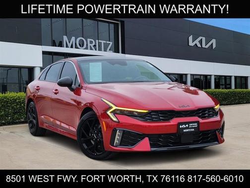 Red 2025 Kia K5 GT-Line