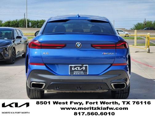 Blue Metallic 2020 BMW X6 M50i
