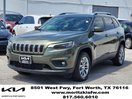 Olive Green 2021 Jeep Cherokee Latitude Lux