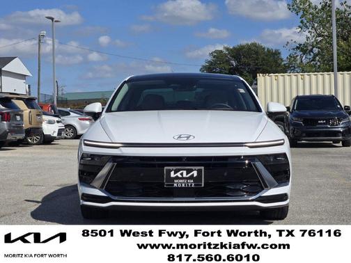 White 2025 Hyundai SONATA Hybrid Limited