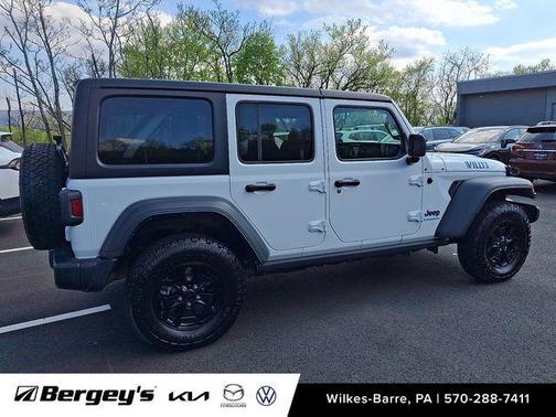 Bright White Clearcoat 2023 Jeep Wrangler 4xe Willys