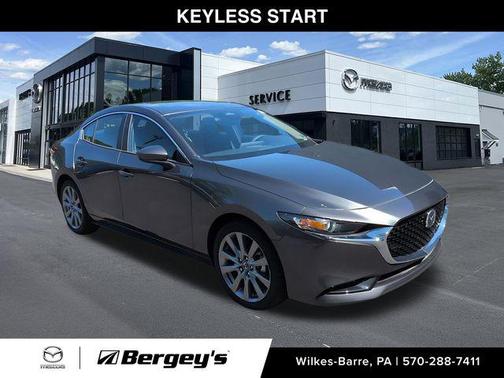Machine Gray Metallic 2026 Mazda Mazda3 FWD w/Preferred Package