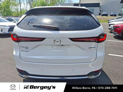 Rhodium White Premium 2024 Mazda CX-90 PHEV Premium