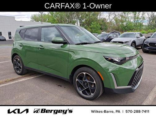 Undercover Green 2023 Kia Soul EX