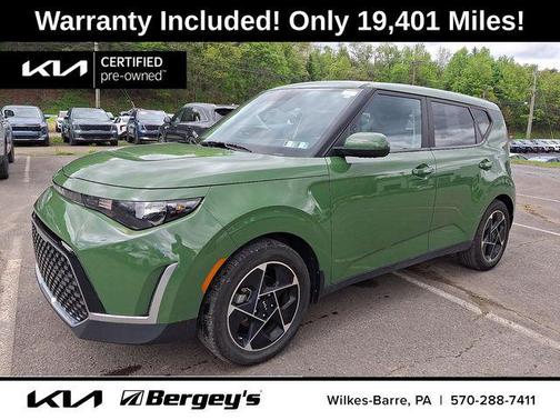 Undercover Green 2023 Kia Soul EX