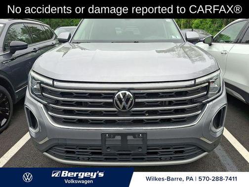 Silver Mist Metallic 2025 Volkswagen Atlas 2.0T SE w/Technology 4MOTION