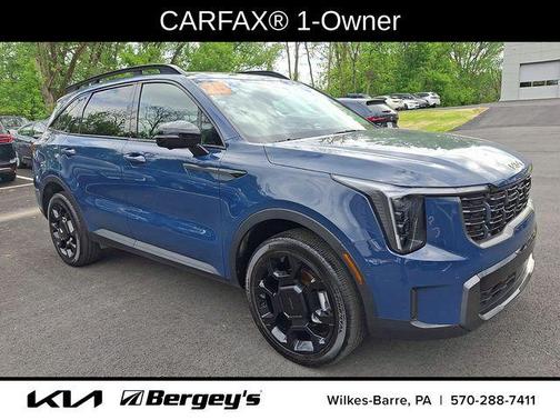 Midnight Lake Blue 2025 Kia Sorento SX