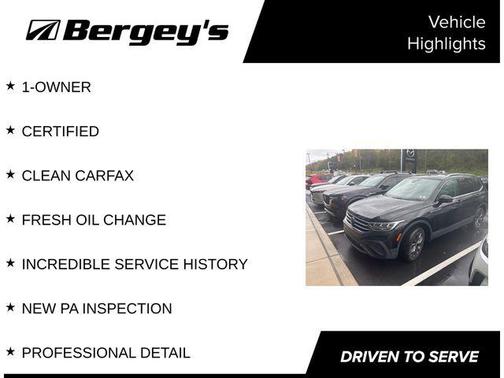 Deep Black 2022 Volkswagen Tiguan 2.0T SE