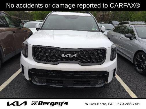 Glacial White Pearl 2024 Kia Telluride SX X-Line