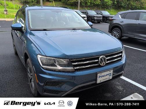 Blue Metallic 2019 Volkswagen Tiguan 2.0T SE 4MOTION