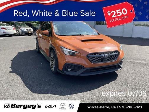 Solar Orange Pearl 2022 Subaru WRX Premium