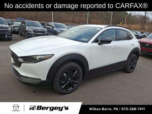 Snowflake White Pearl Mica 2025 Mazda CX-30 2.5 Turbo Premium Package
