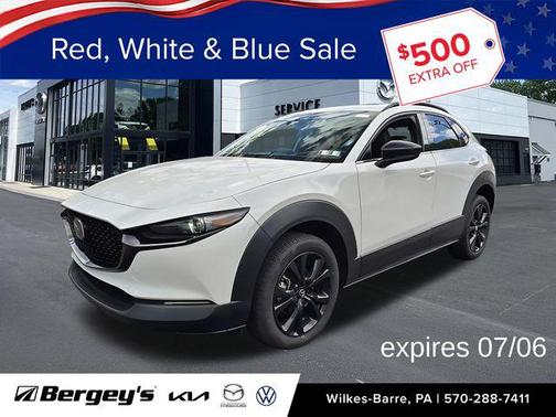 Snowflake White Pearl Mica 2025 Mazda CX-30 2.5 Turbo Premium Package