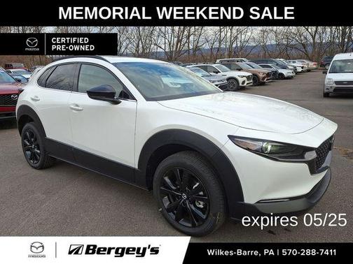 Snowflake White Pearl Mica 2025 Mazda CX-30 2.5 Turbo Premium Package