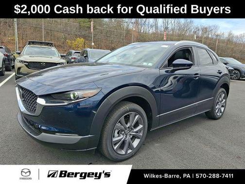 Deep Crystal Blue Mica 2026 Mazda CX-30 2.5 S Premium Package