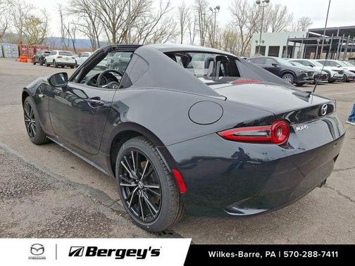 Jet Black Mica 2024 Mazda MX-5 Miata RF Grand Touring