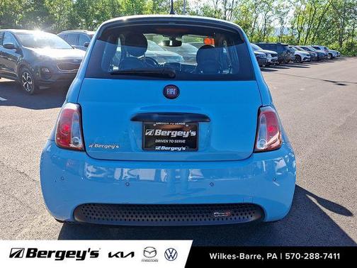Celeste Blu (Retro Light Blue) 2016 FIAT 500e Battery Electric