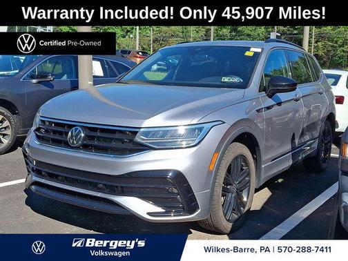 Silver 2022 Volkswagen Tiguan 2.0T SE R-Line Black 4MOTION