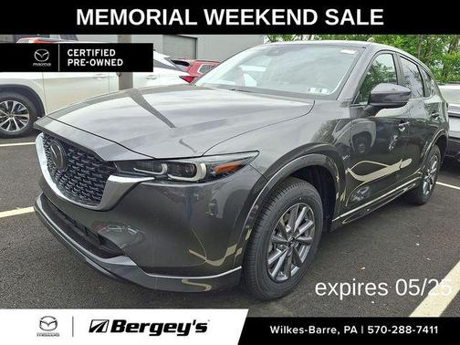 Machine Gray Metallic 2025 Mazda CX-5 2.5 S Preferred Package