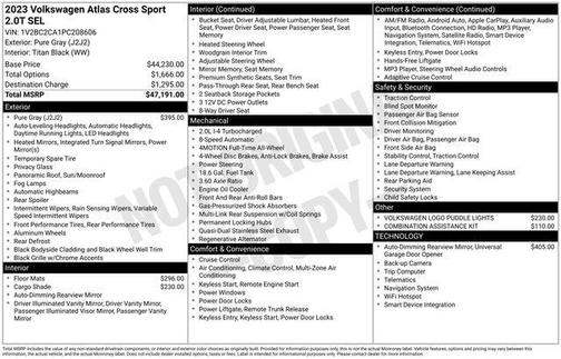 2023 Volkswagen Atlas Cross Sport 2.0T SEL