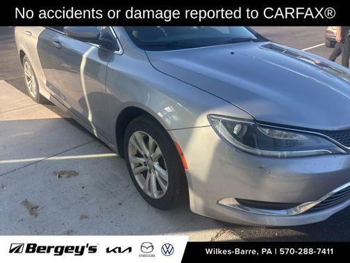 Billet Silver Metallic Clearcoat 2016 Chrysler 200 Limited