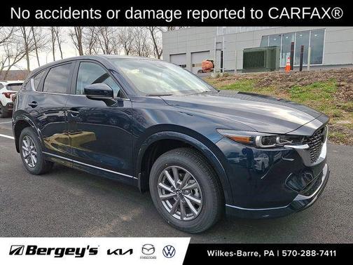 Deep Crystal Blue Mica 2025 Mazda CX-5 2.5 S Preferred Package