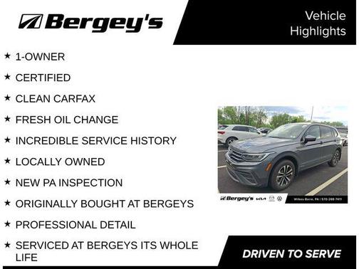 Platinum Gray Metallic 2023 Volkswagen Tiguan 2.0T S 4MOTION